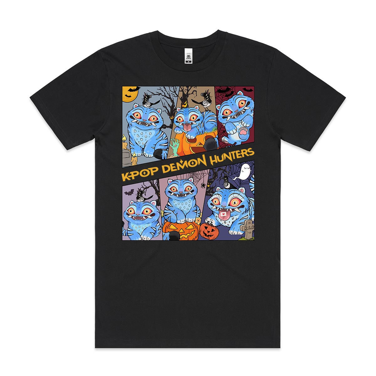 Kpop Demon Hunter Halloween T-shirt Animation Movie Tee