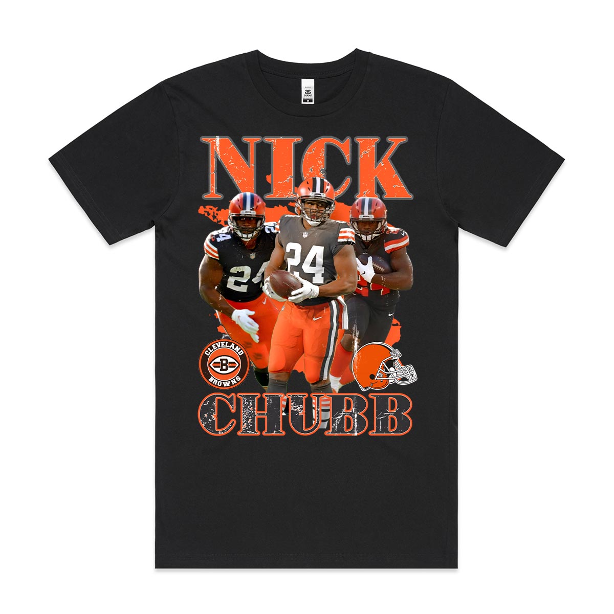 Nick Chubb NFL T-Shirt Sport Athlete Family Tee