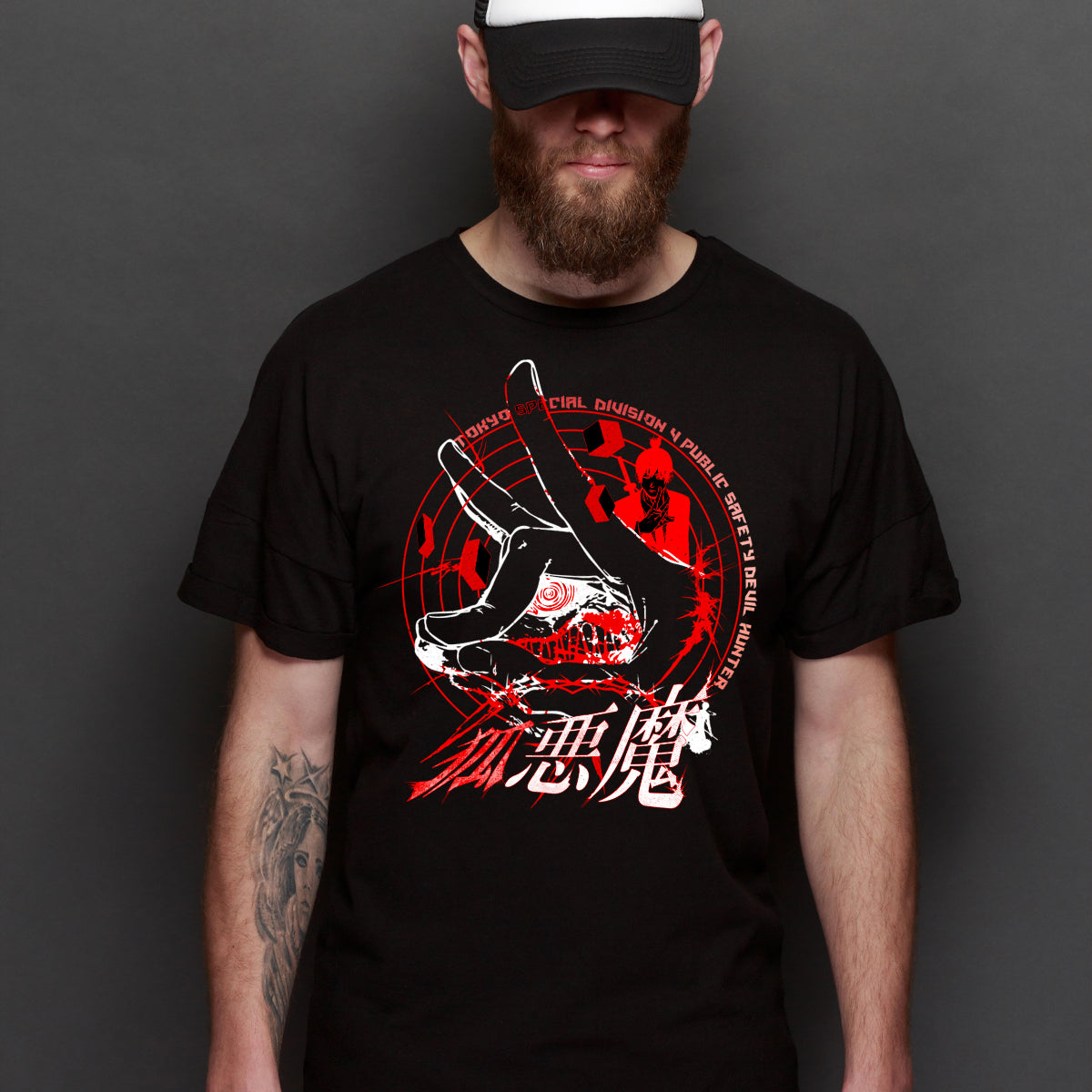 Chainsaw Man V5 T-Shirt Cotton Block Tee Japanese anime Tee
