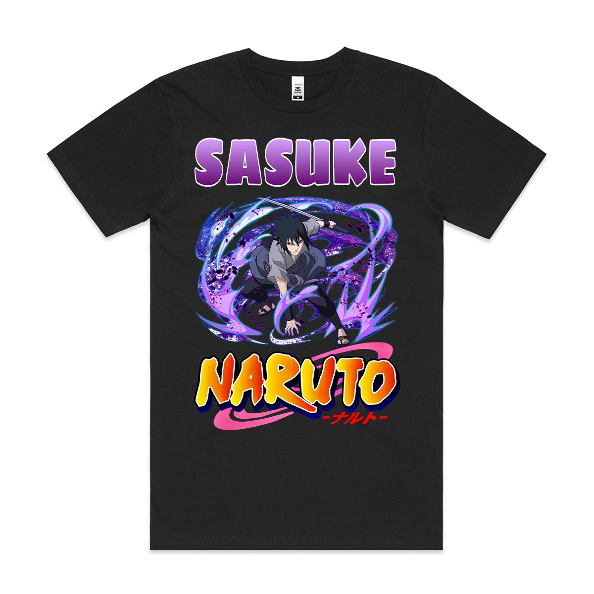 Naruto Sasuke T-shirt Japanese anime Tee