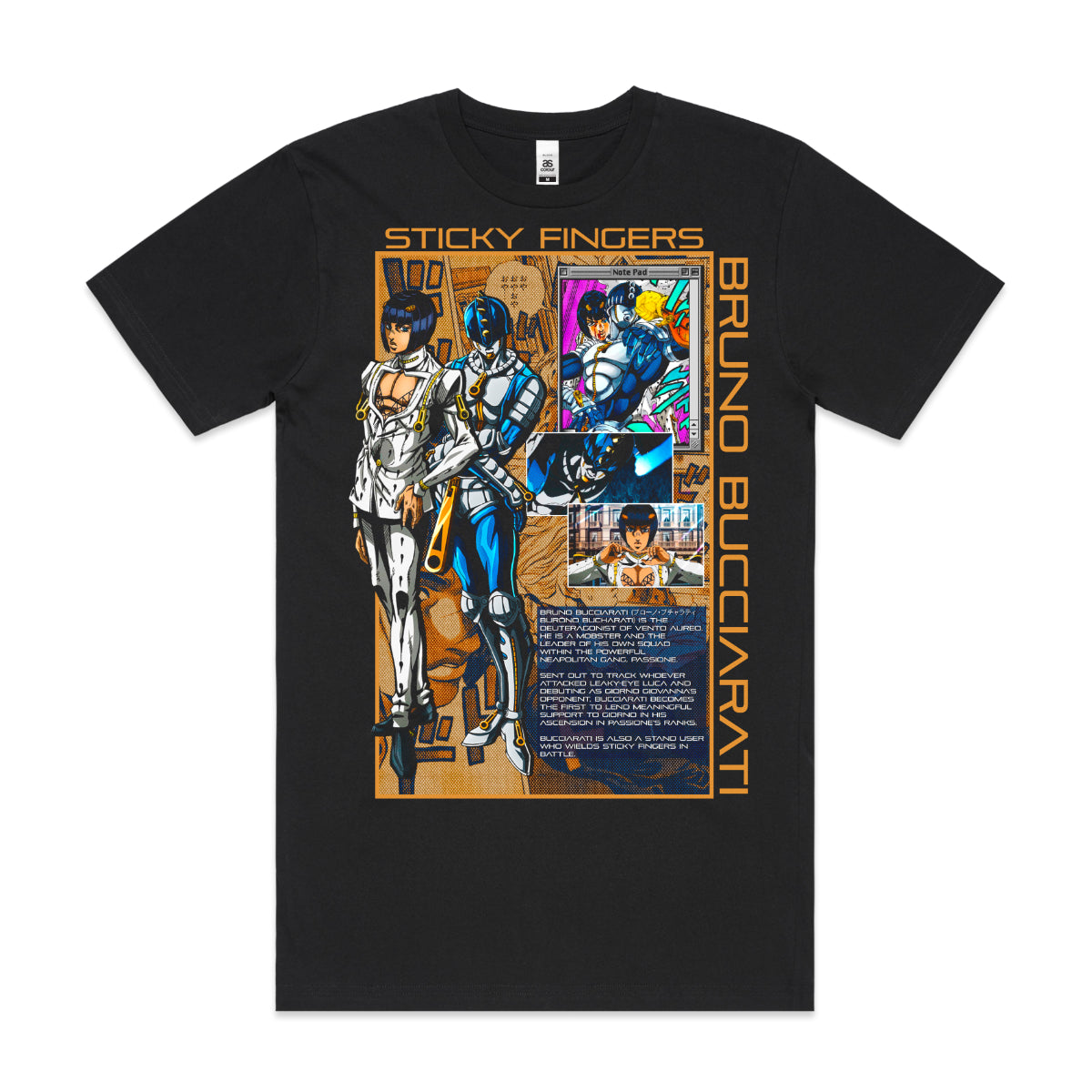 Jojo's Bizarre Adventure V7 T-shirt Japanese anime Tee