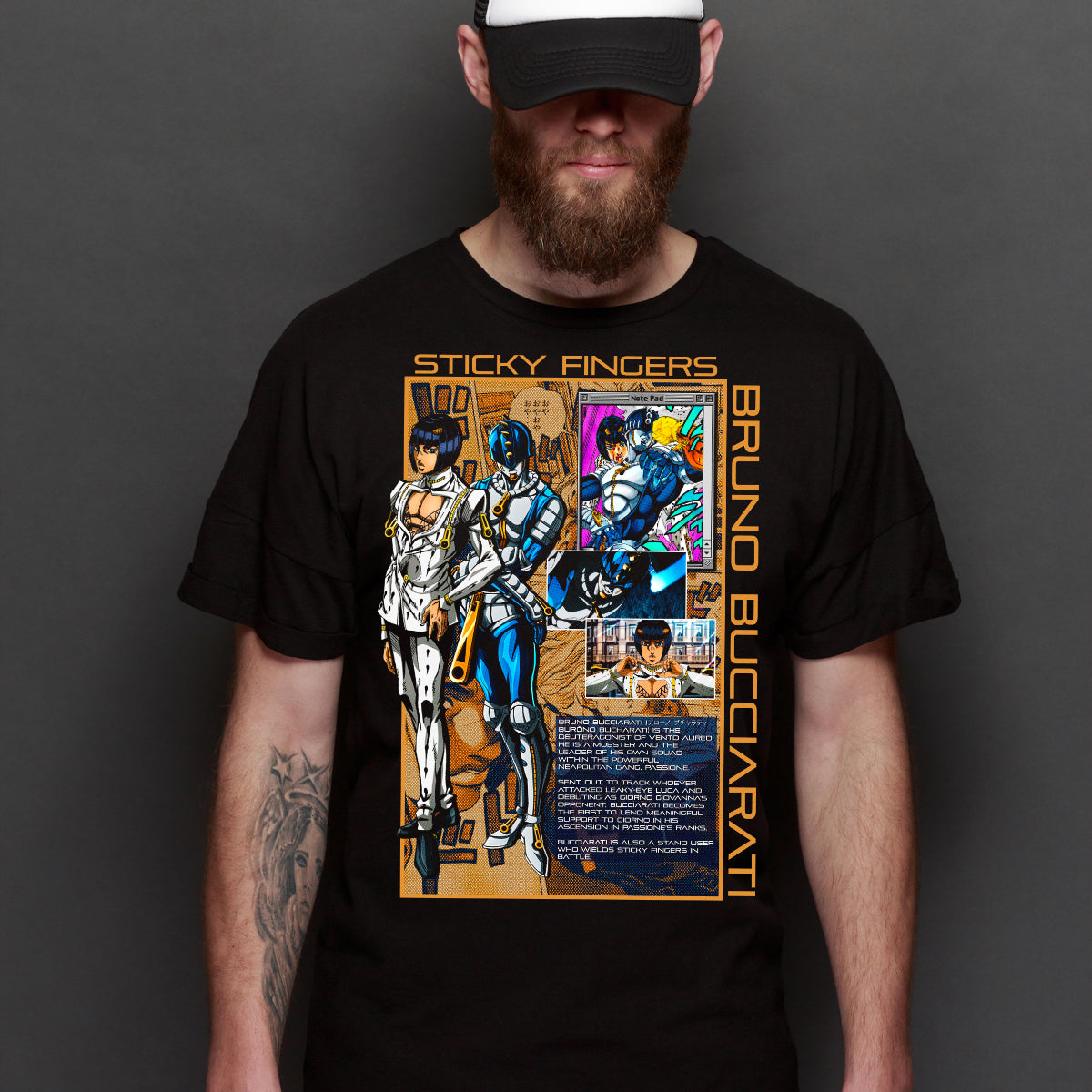Jojo's Bizarre Adventure V7 T-shirt Japanese anime Tee