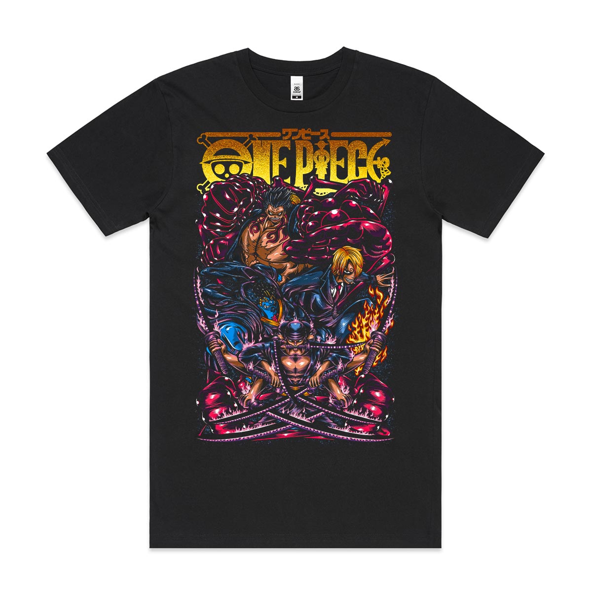 One Piece Luffy Sanji Zoro T-Shirt Japanese Anime Tee