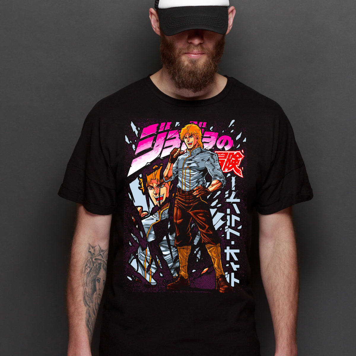 Jojo's Bizarre Adventure V10 T-shirt Japanese anime Tee