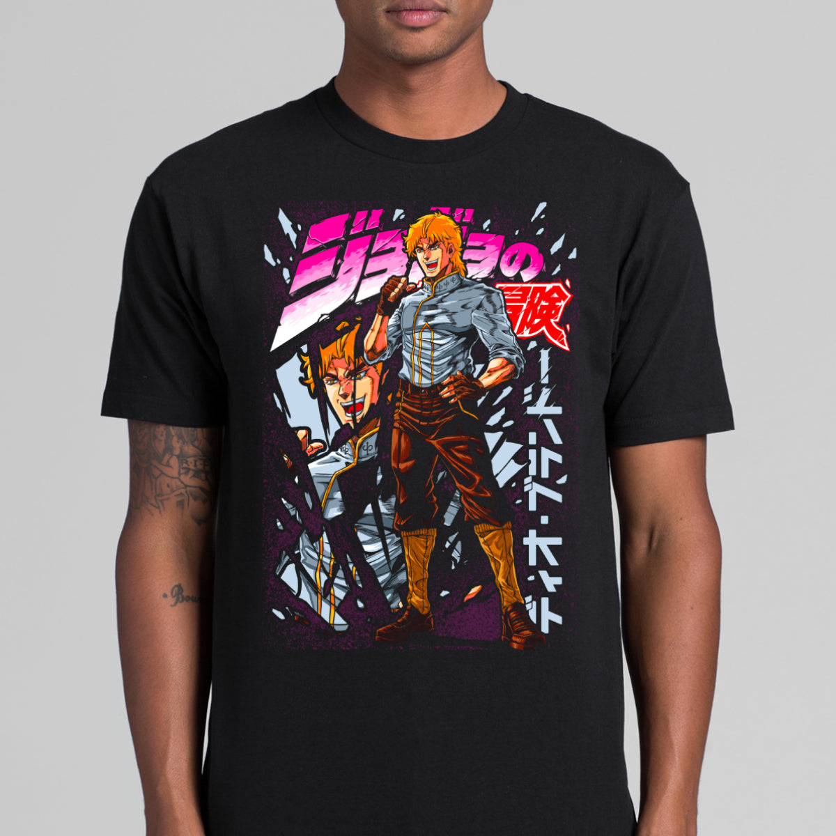 Jojo's Bizarre Adventure V10 T-shirt Japanese anime Tee