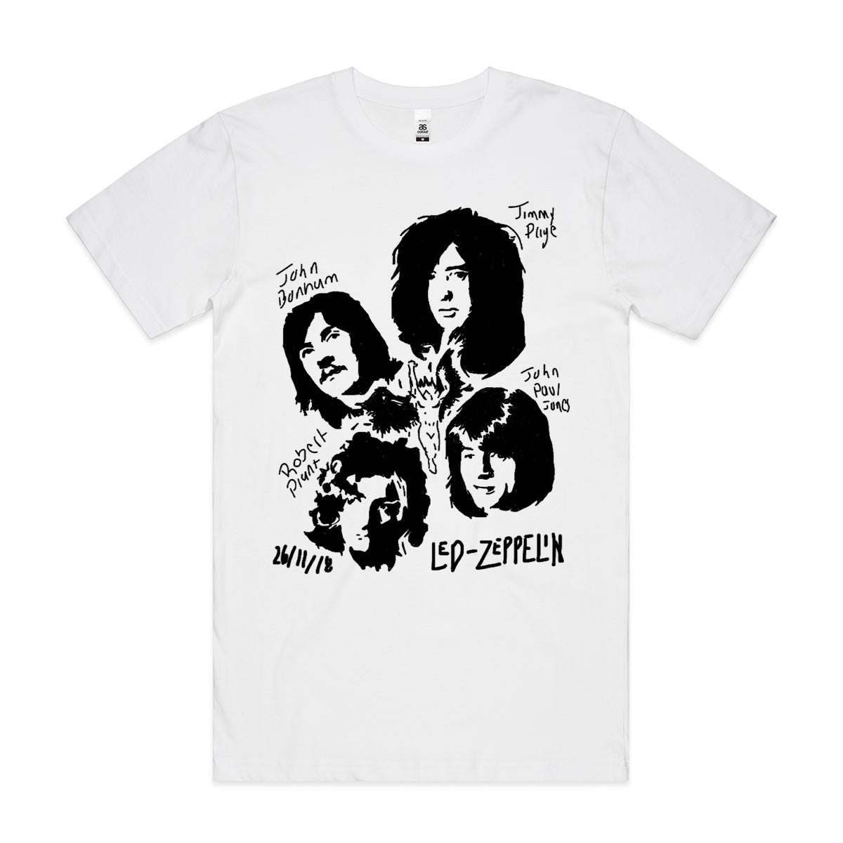 Led Zeppelin 02 T-Shirt Band Family Tee Music Rock And Roll
