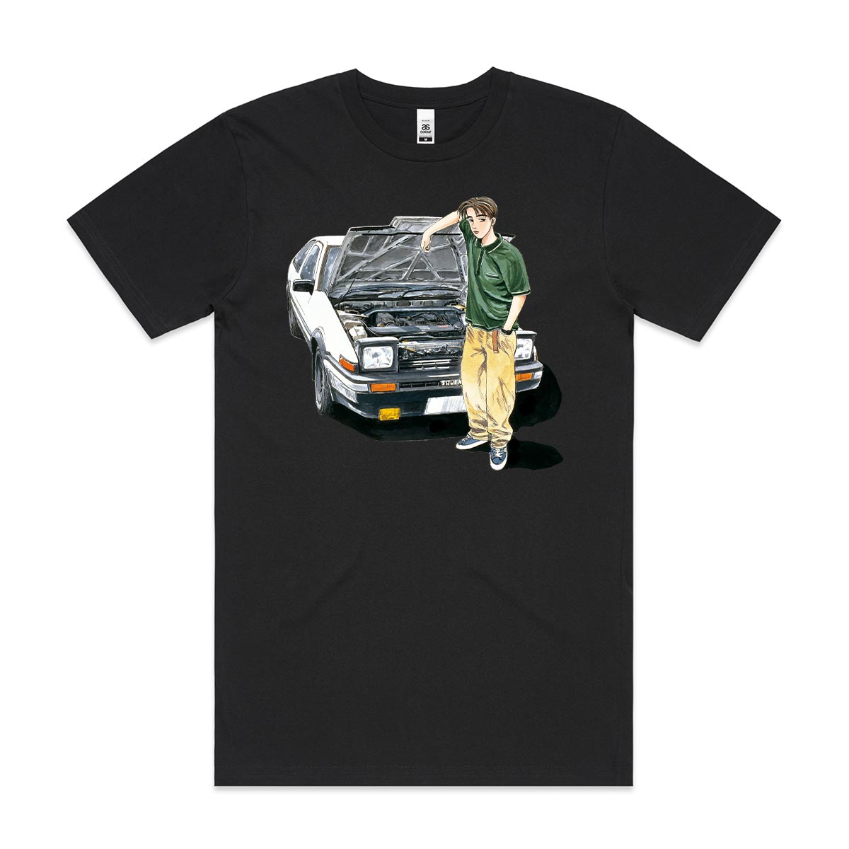 Initial D Takumi Takumi Fujiwara AE-86 T-Shirt Japanese Anime Tee