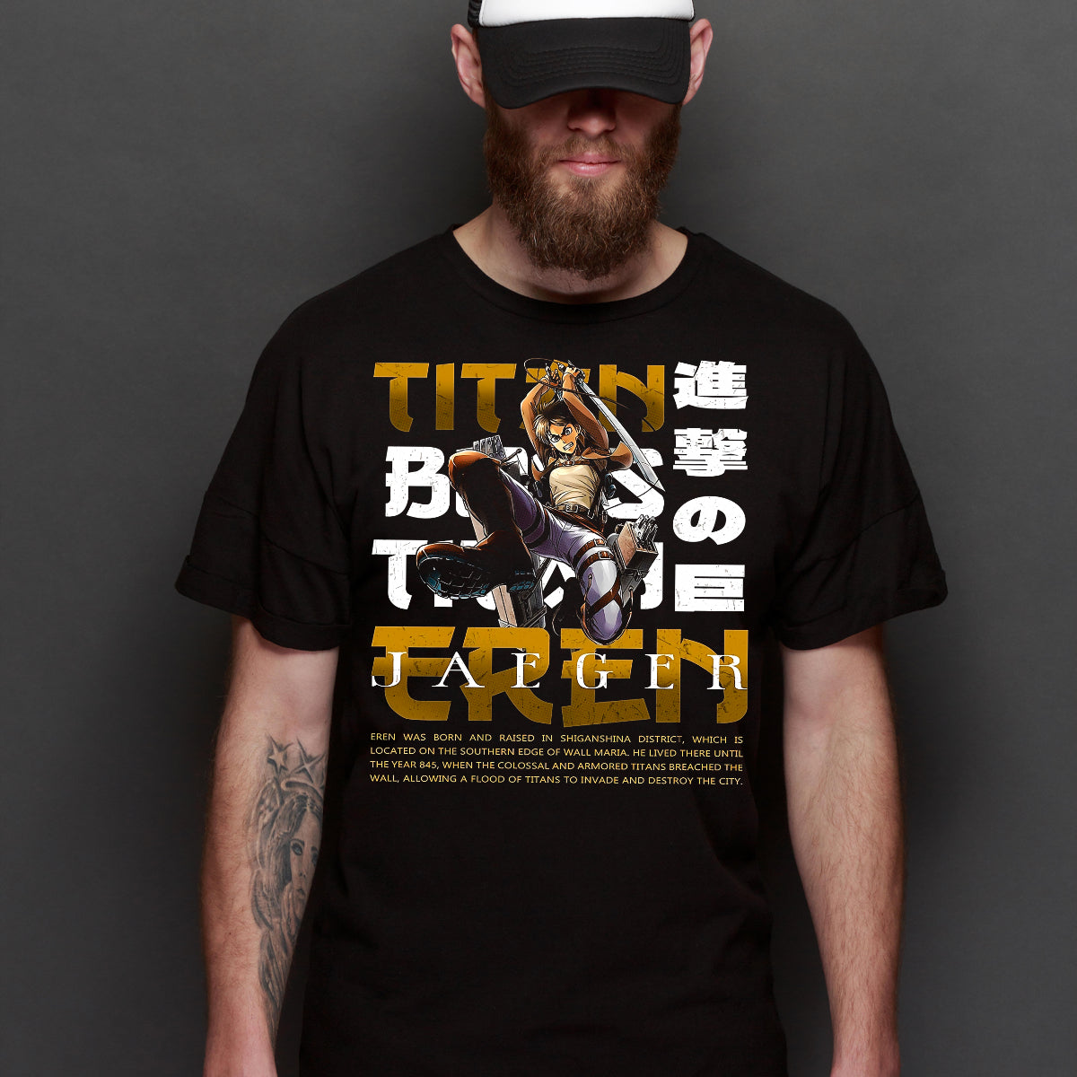 Attack On Titan V17 T-shirt Japanese Anime Tee