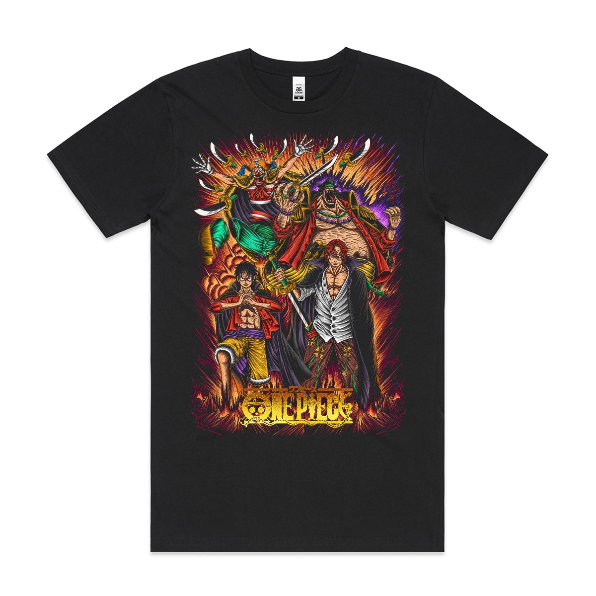 One Piece New 4 Emperors T-Shirt Japanese Anime Tee