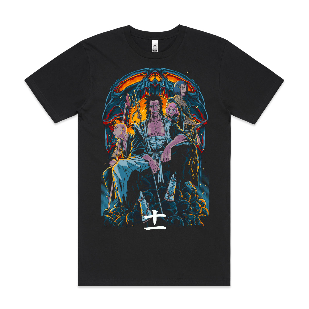 Bleach Gotei 13 Kenpachi V2 T-shirt Japanese anime