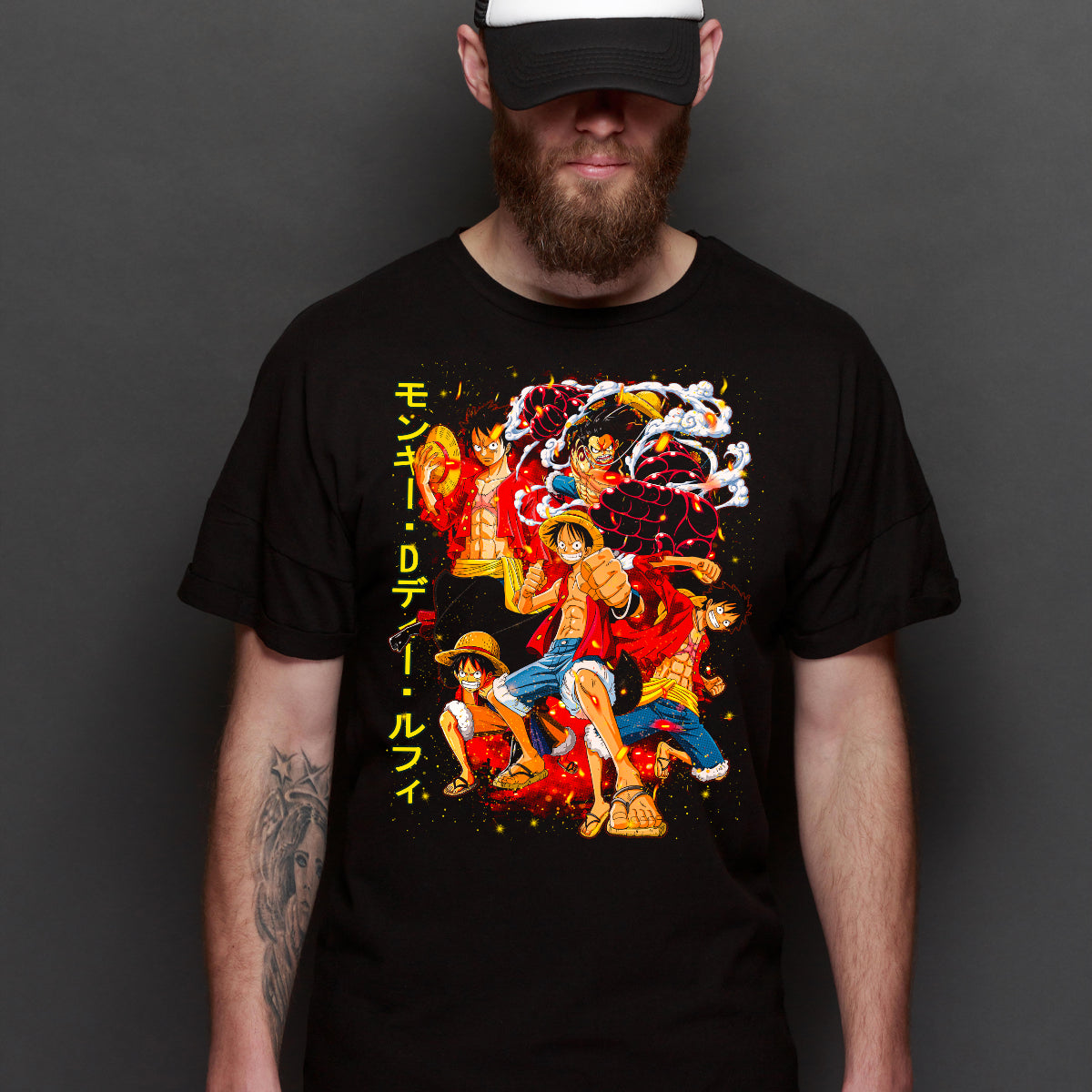 One Piece Luffy Ver5 T-shirt Japanese Anime Tee