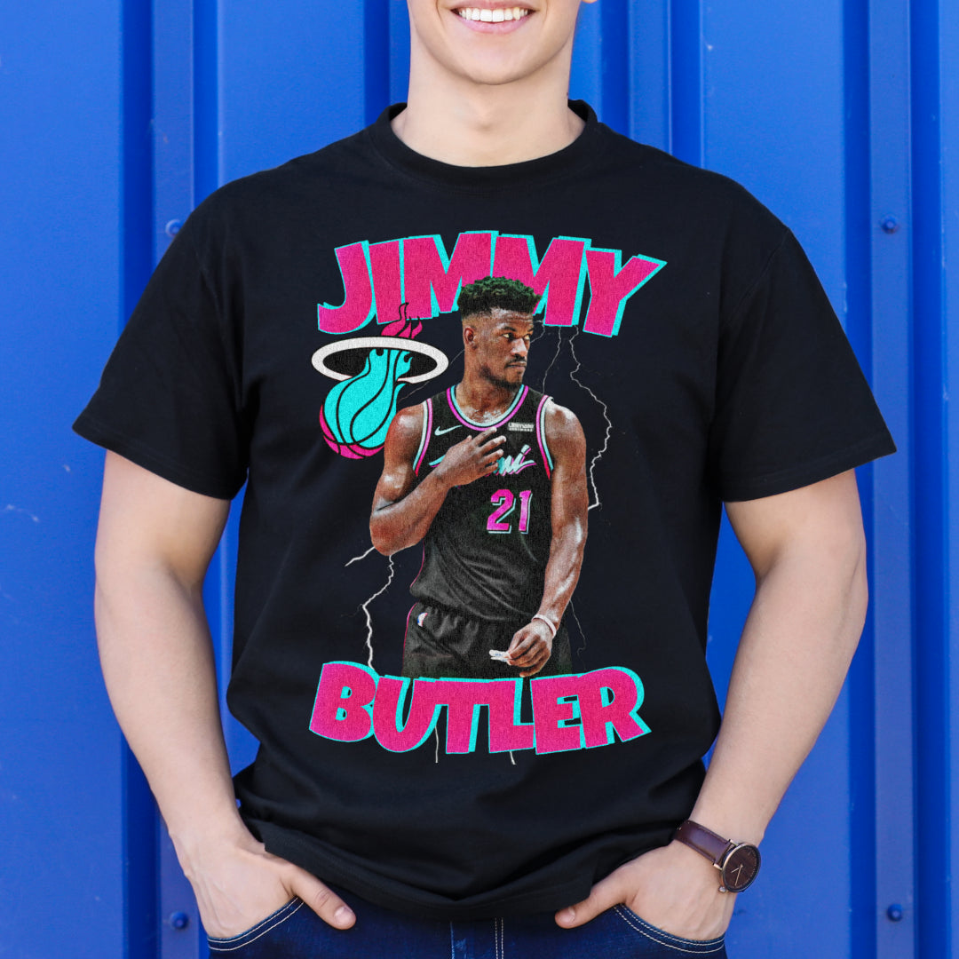 Jimmy Butler V2 NBA T-Shirt Sport Athlete Family Tee