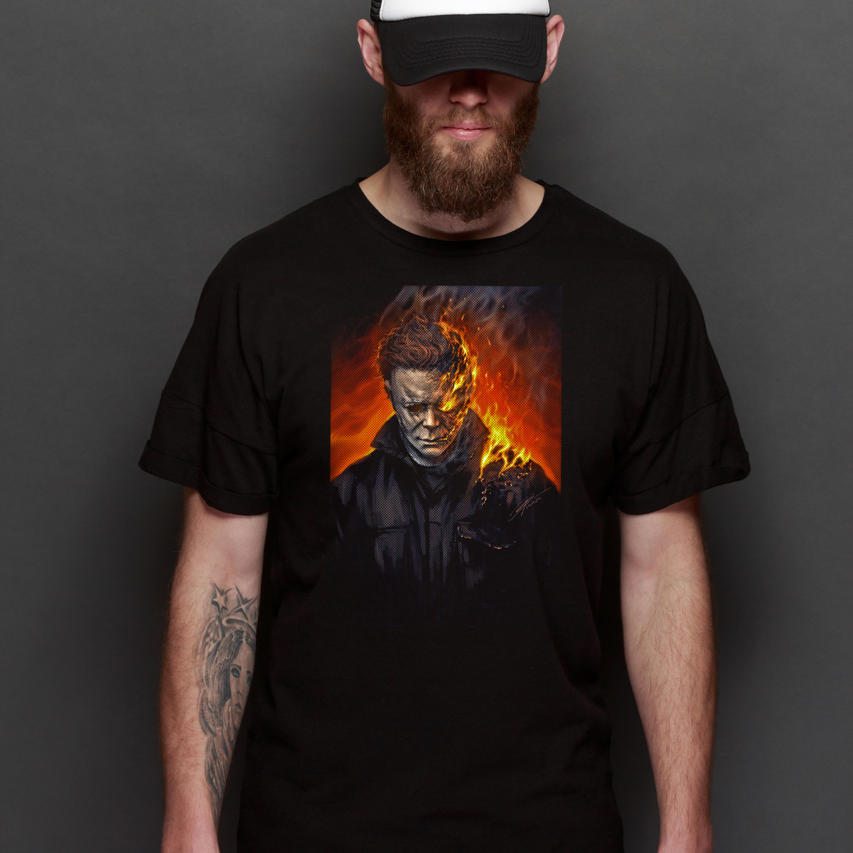 Halloween Michael Myers V13 T-shirt Horror Movie Tee