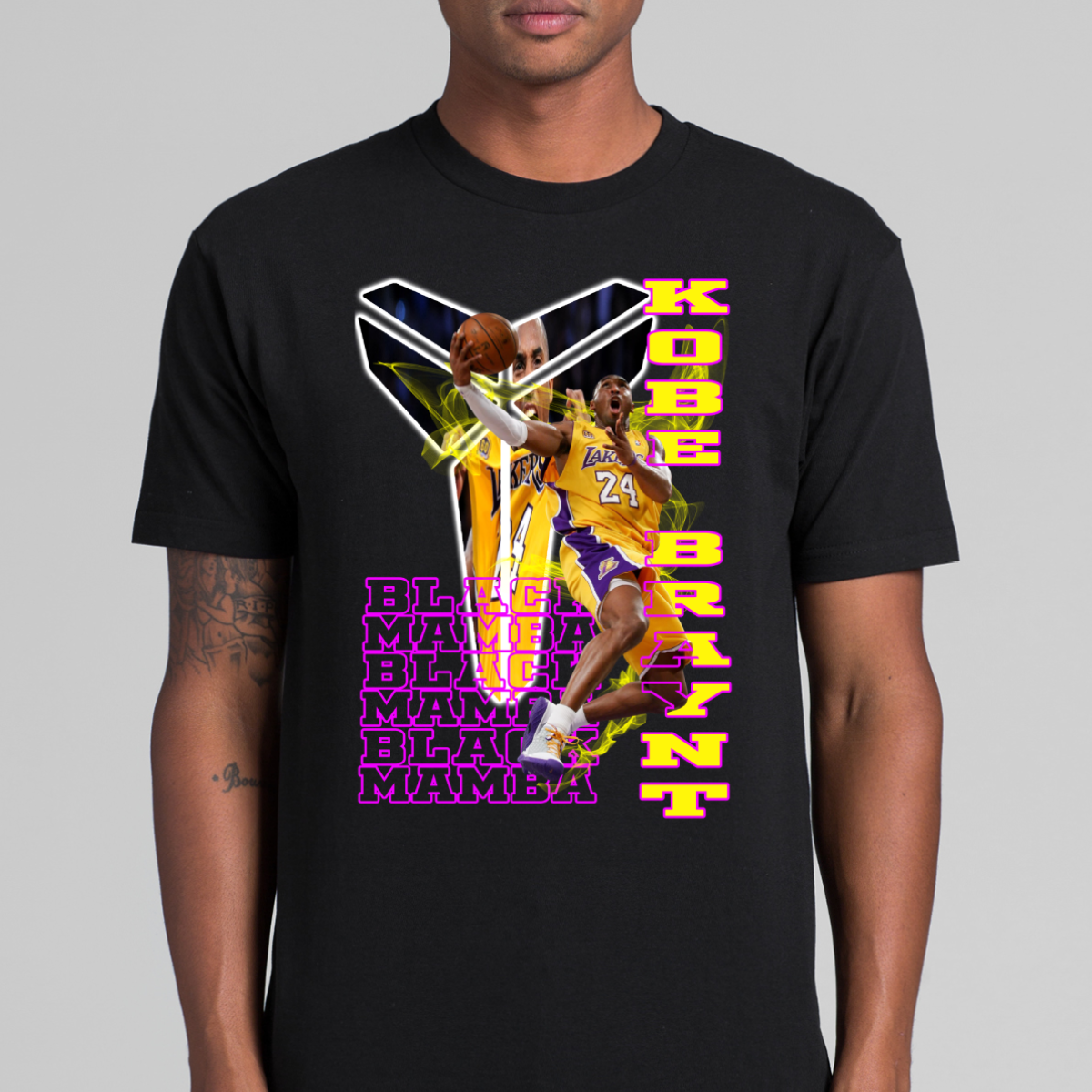 Kobe Bryant V39 NBA T-Shirt Sport Athlete Family Tee