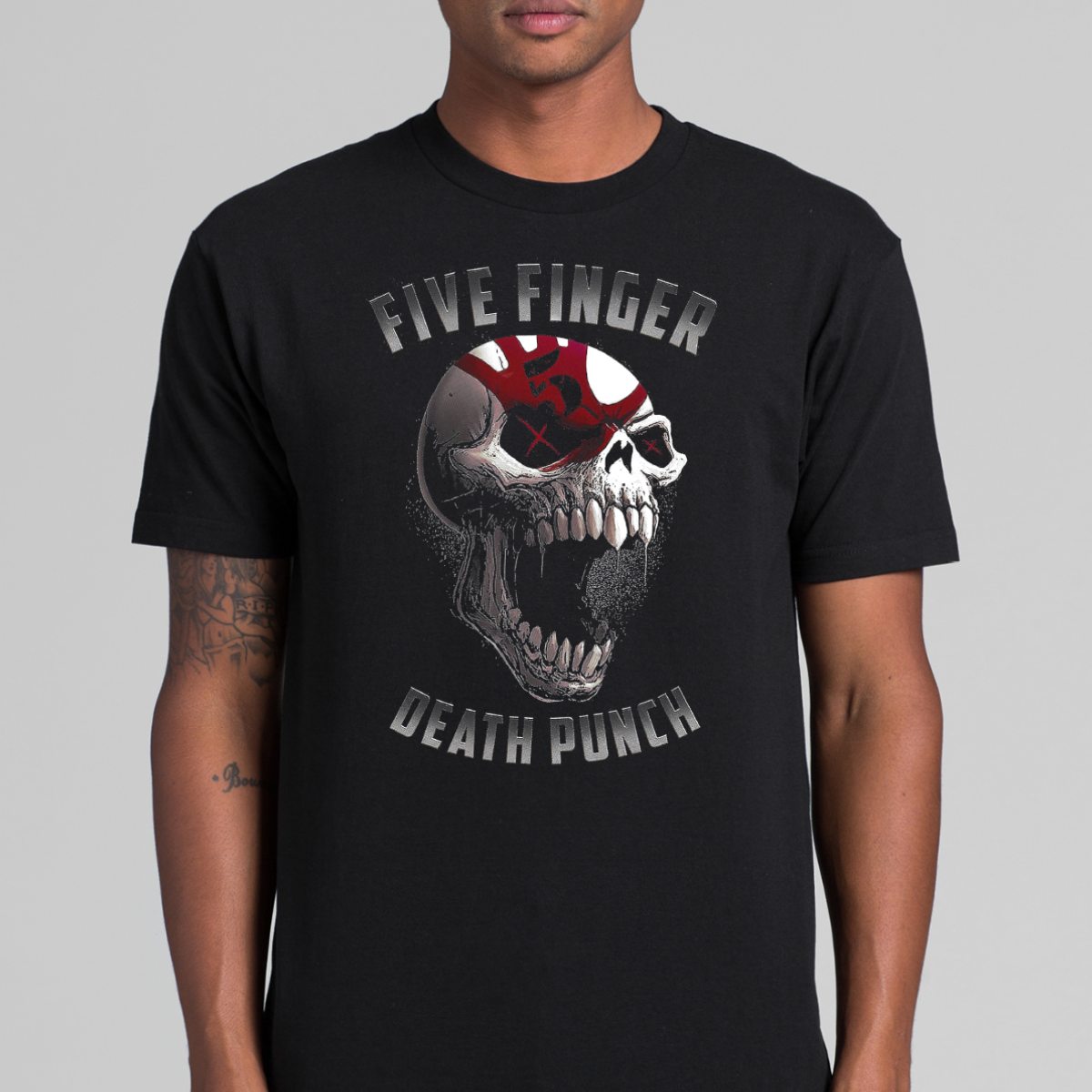 Five Finger Death Punch V2 T-Shirt Band Family Tee Music Heavy Metal