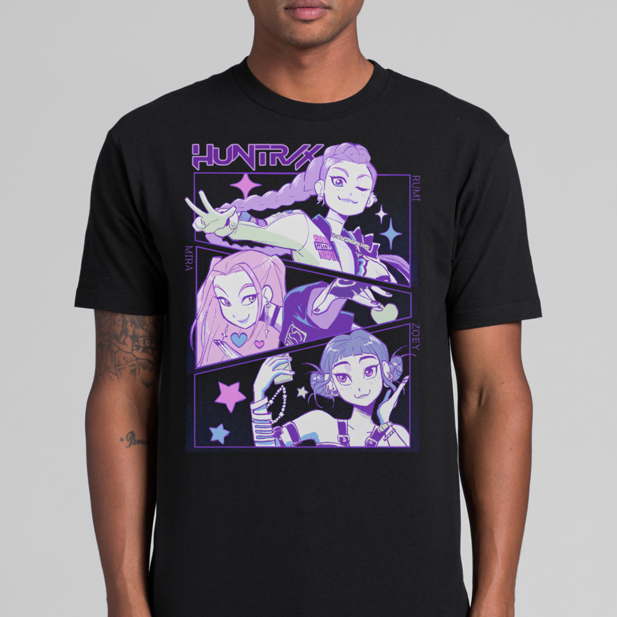 K-pop Demon Hunters Huntrix V4 T-shirt Animation Movie Tee