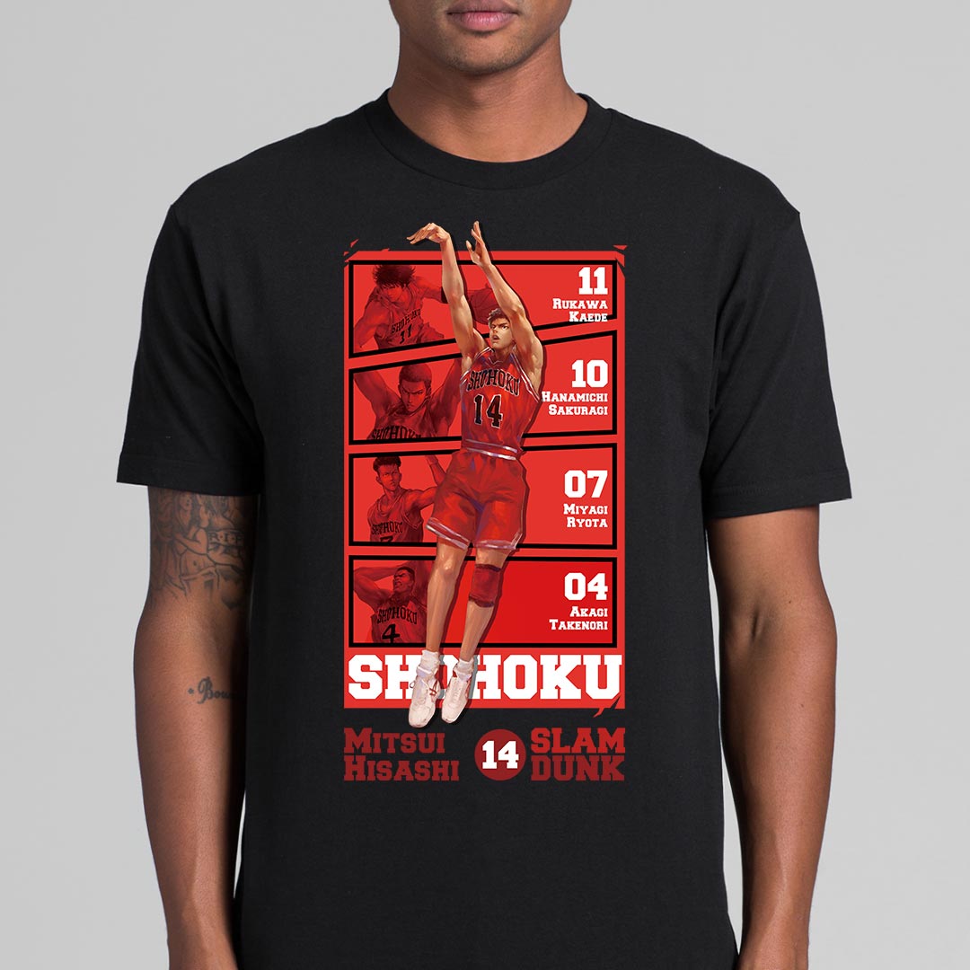 Slam Dunk Mitsui Hisashi V2 T-Shirt Japanese Anime Tee