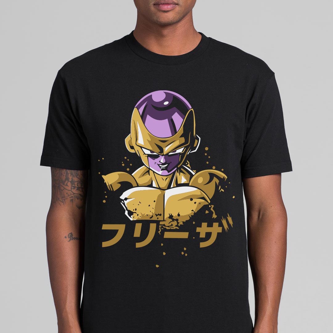 Dragon Ball Frieza V2 Black T-Shirt Japanese Anime Tee
