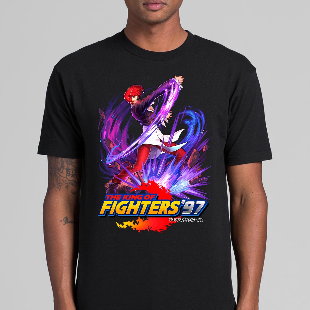 King Of Fighters Iori Yagami T-shirt Japanese anime