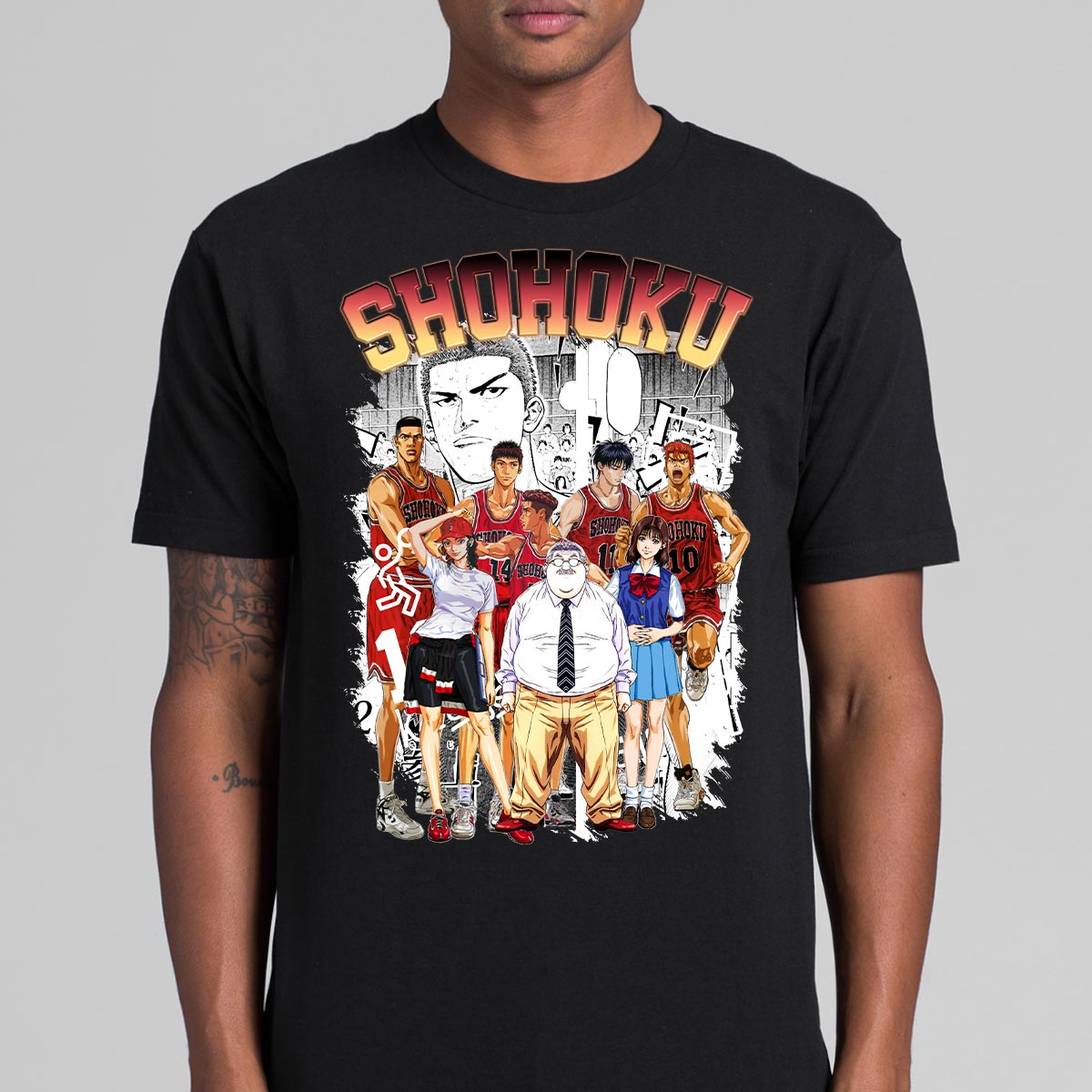 Slam Dunk Shohoku 02 T-shirt Japanese anime