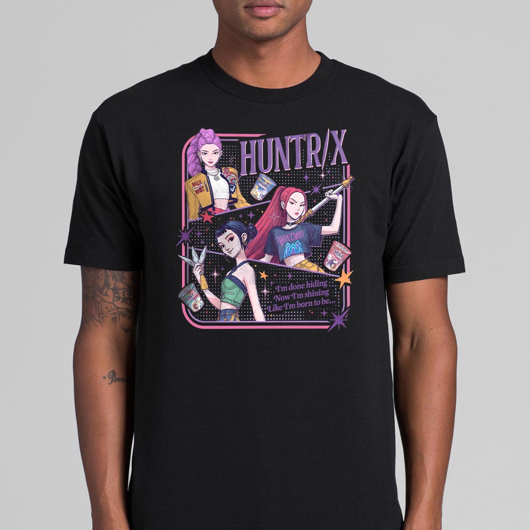 K-pop Demon Hunters Huntrix V2 T-shirt Animation Movie Tee