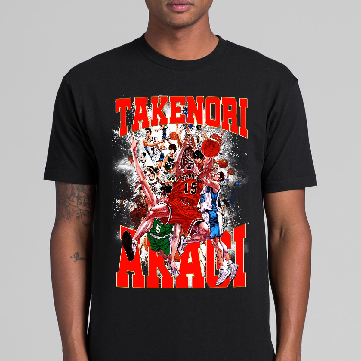 Slam Dunk Akagi Takenori T-shirt Japanese anime