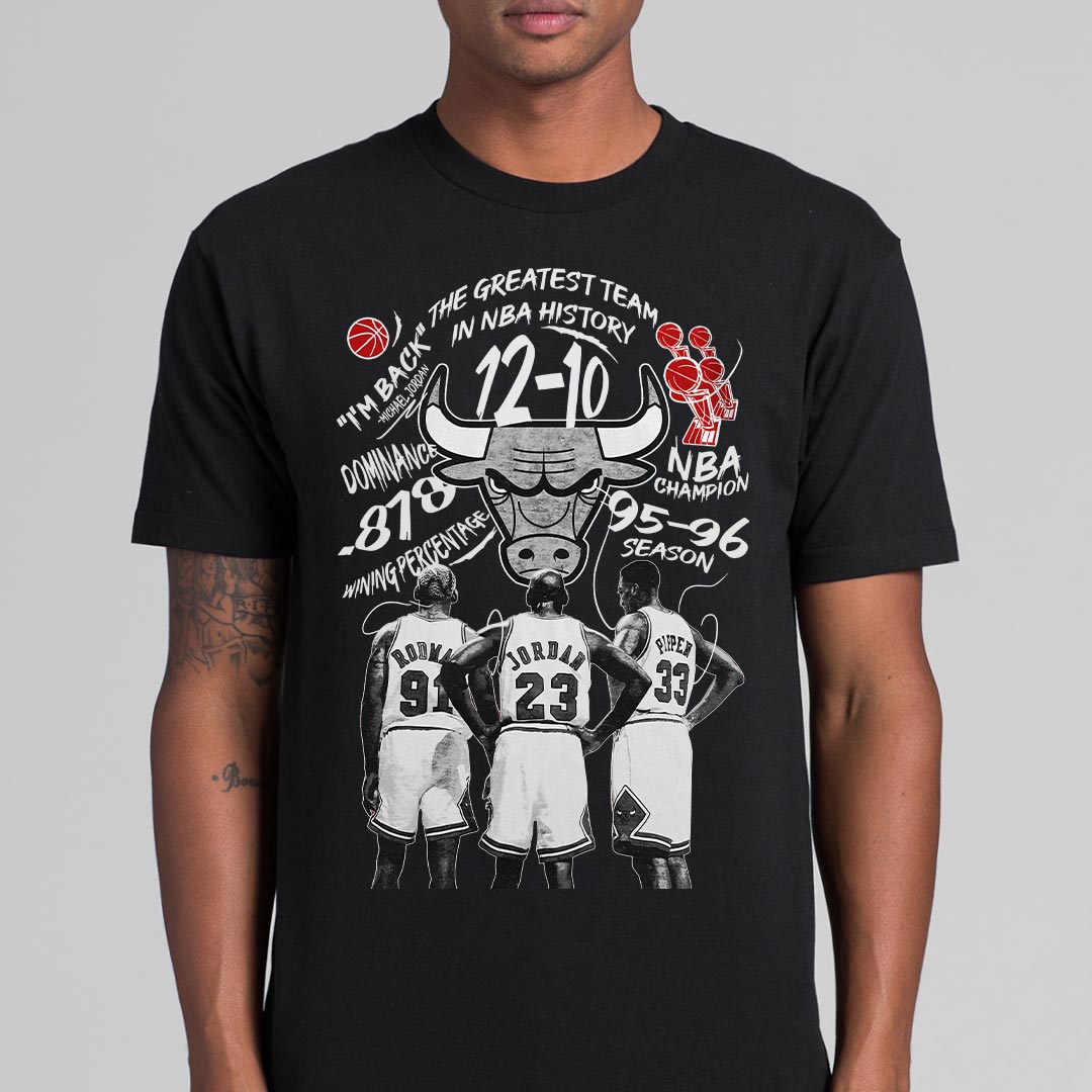 NBA Chicago Bulls Golden years T-Shirt Sport Athlete Family Tee