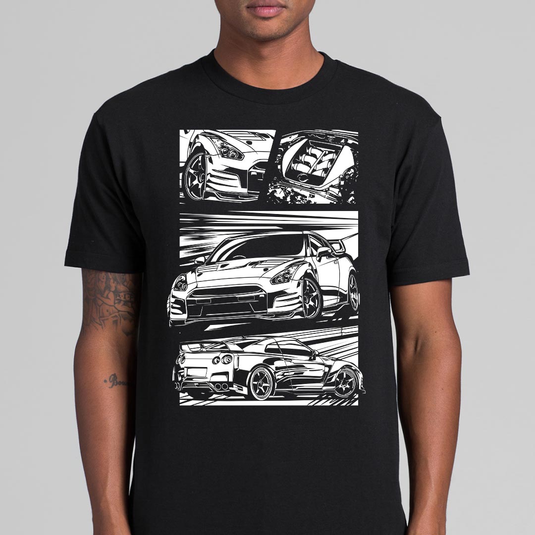 Nissan GTR r35 V3 JDM T-Shirt Speed Garage Tee