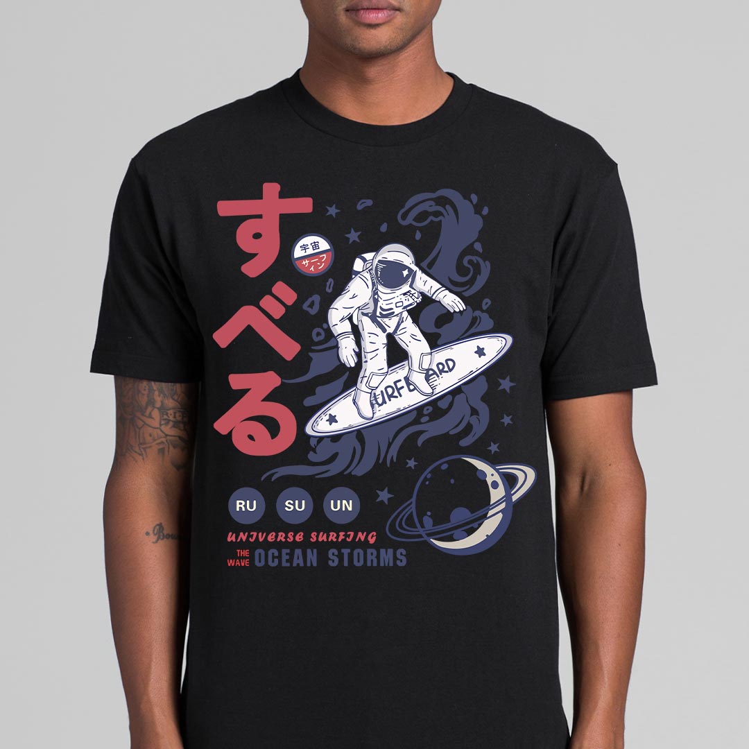 NASA Astronaut Surfer T-Shirt NASA Tee