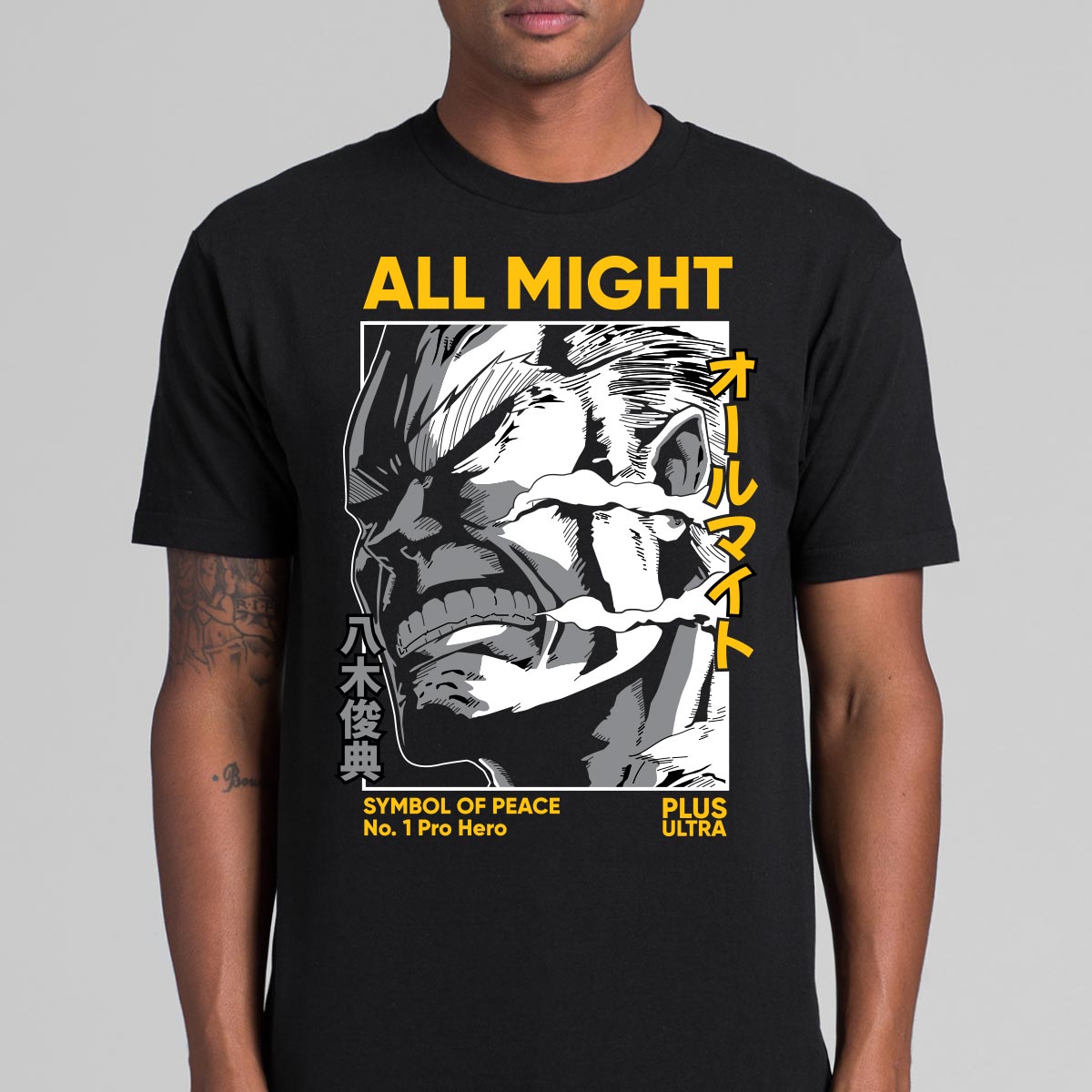 My Hero Academia No.1 Pro Hero T-shirt Japanese anime