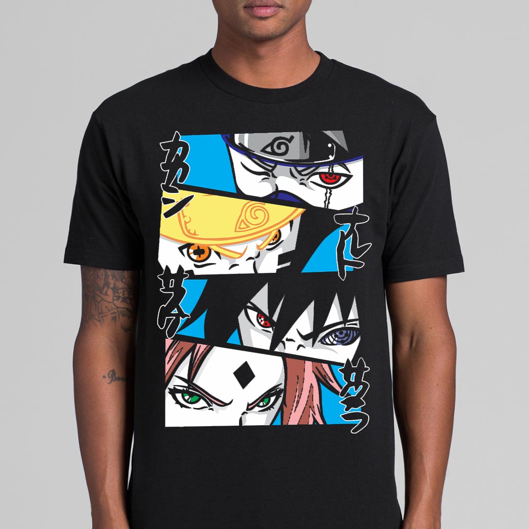 Naruto Class 7 T-shirt Japanese anime Tee