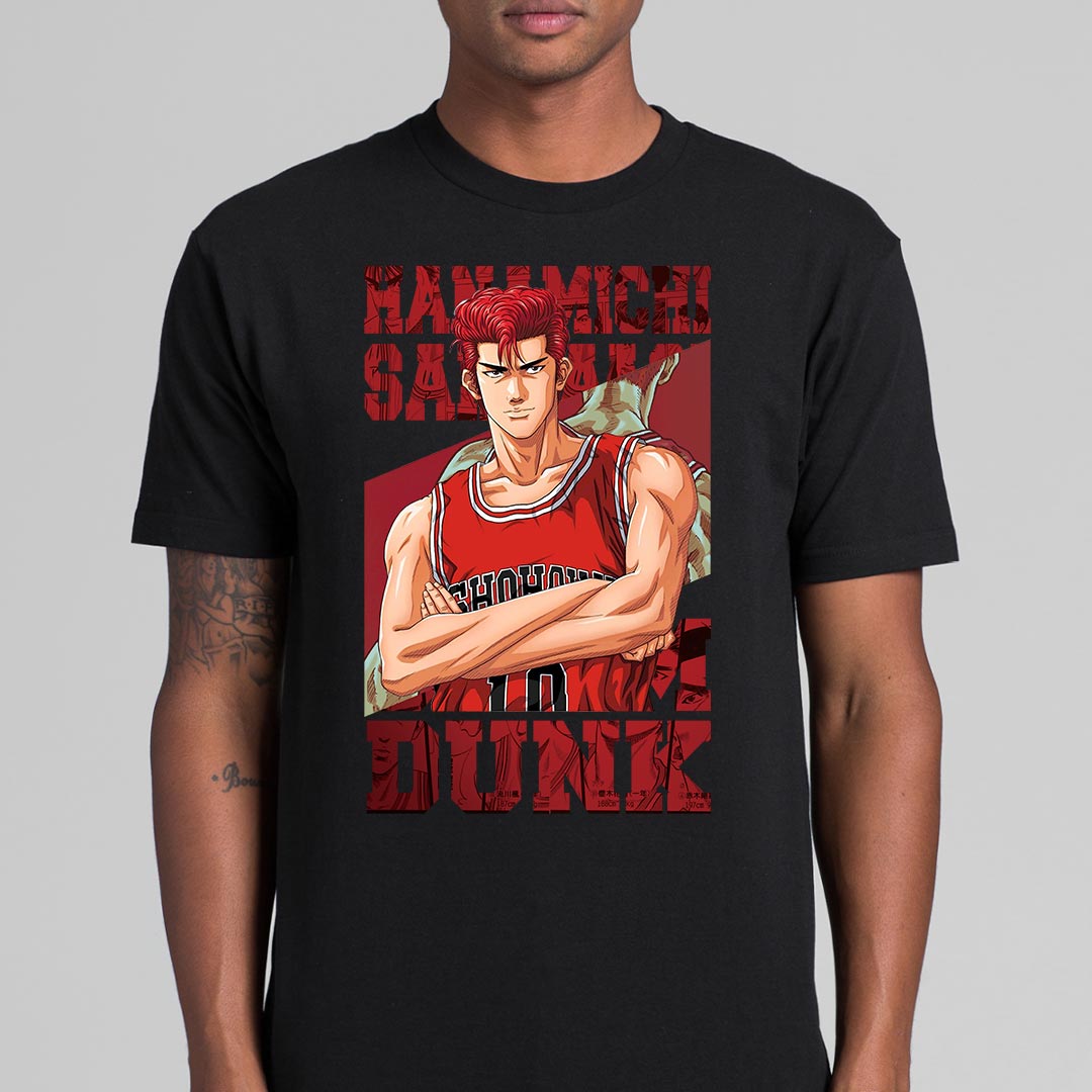 Slam Dunk Hanamichi Sakuragi V3 T-Shirt Japanese Anime Tee
