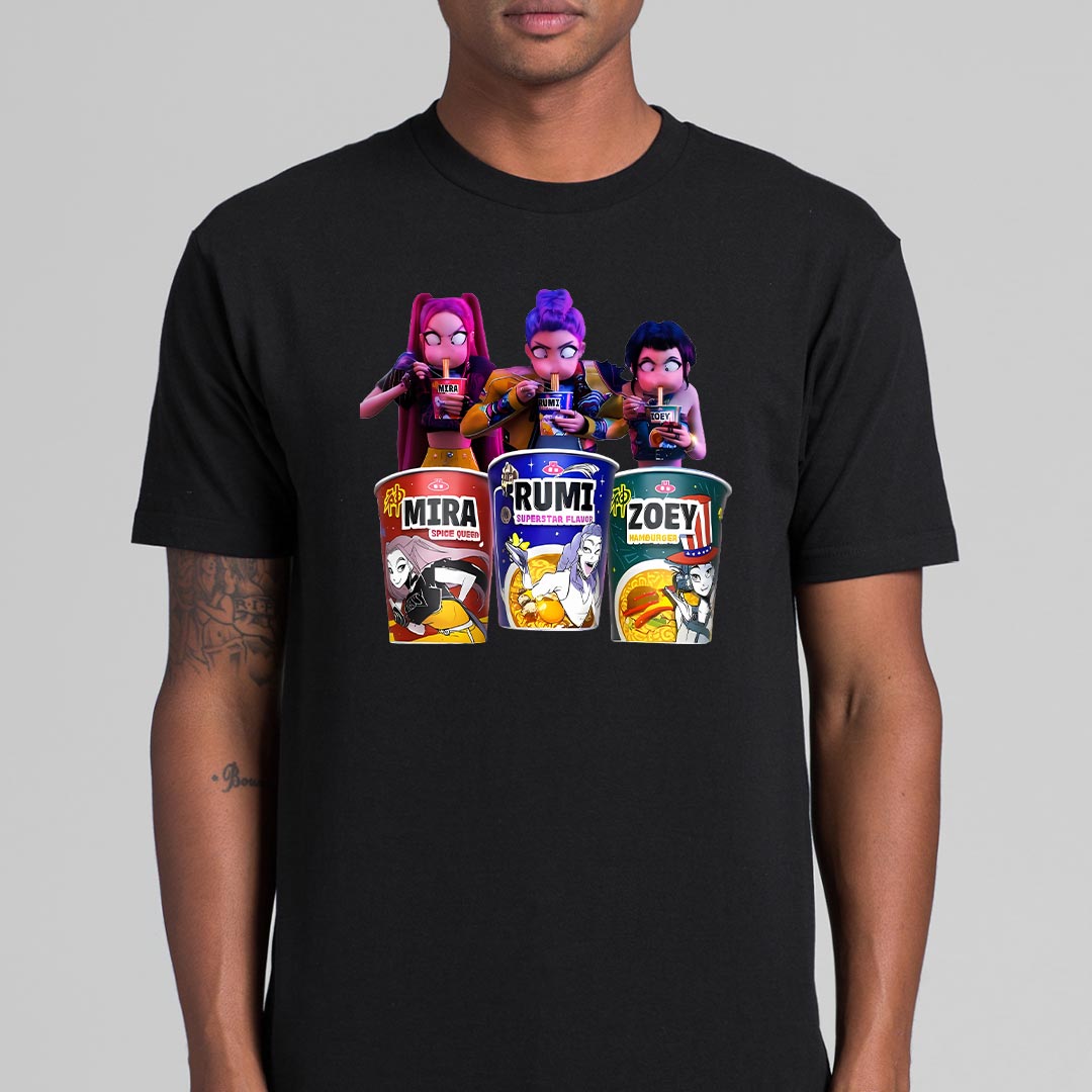 K-pop Demon Hunters Huntrix T-shirt Animation Movie Tee