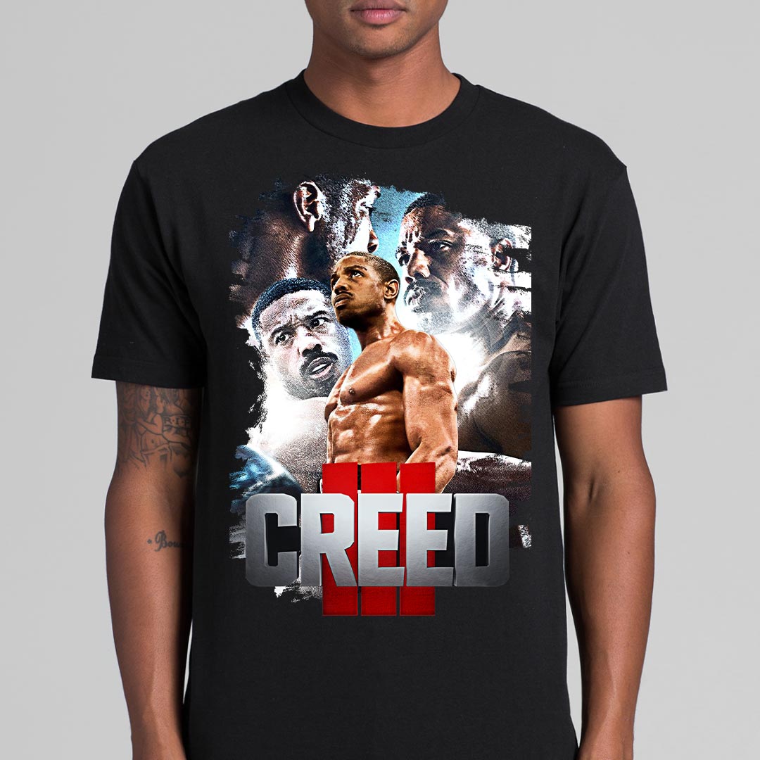 Michael B. Jordan Creed 3 movies T-Shirt Cotton Block Tee
