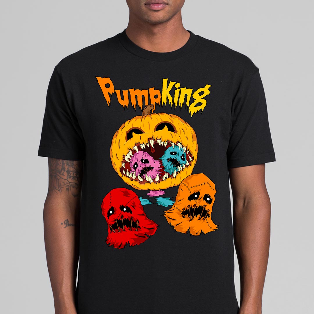 Halloween PumpKing T-shirt Funny Tee