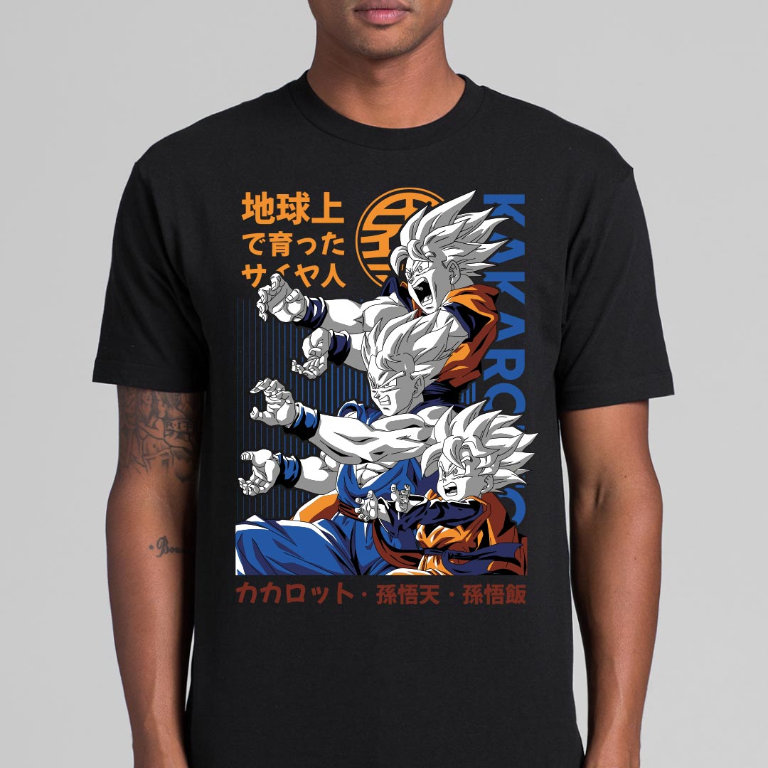 Dragon Ball Goku Gohan Goten T-Shirt Japanese Anime Tee