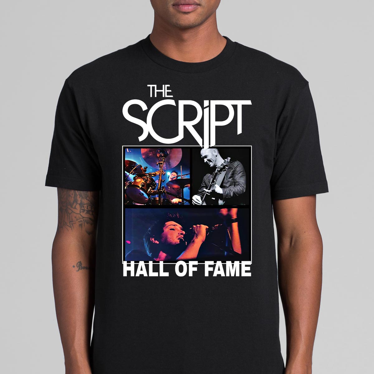 The Script Hall Of Fame T-Shirt Band Family Tee Music Rock And Roll