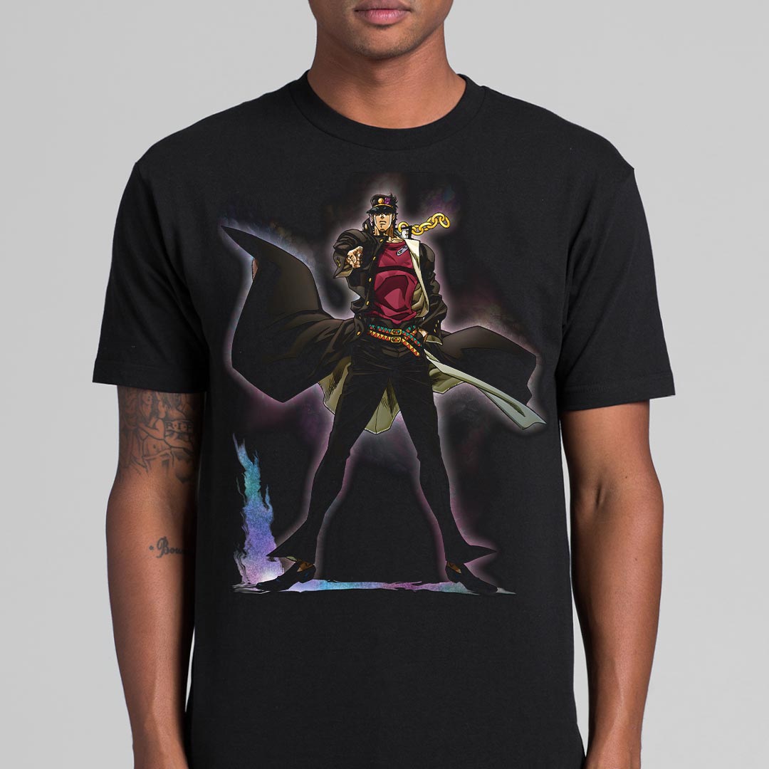 Jojo's Bizarre Adventure Jotaro Kujo Ver6 T-Shirt Japanese Anime Tee