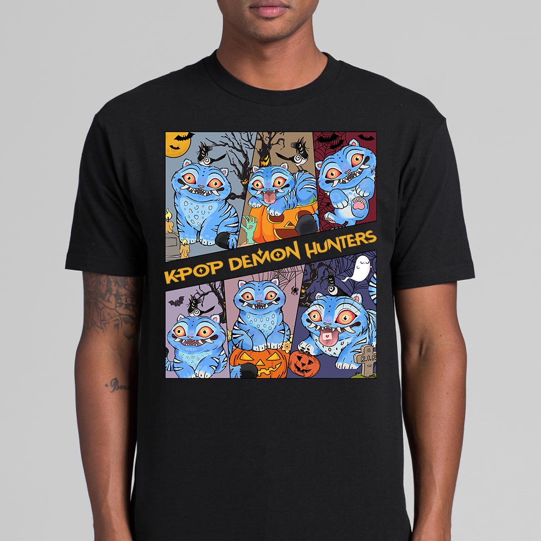Kpop Demon Hunter Halloween T-shirt Animation Movie Tee