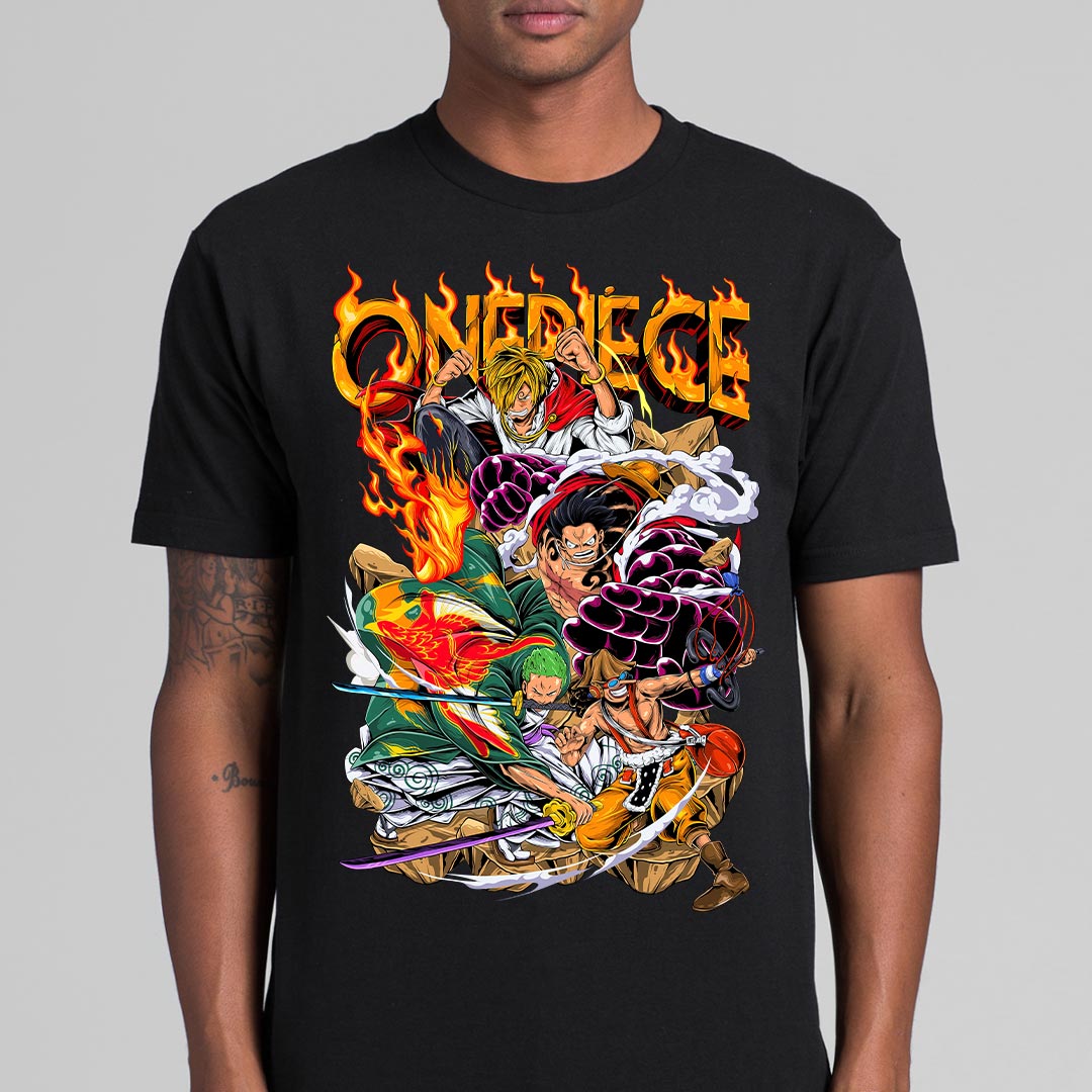One Piece Ver4 T-Shirt Japanese Anime Tee