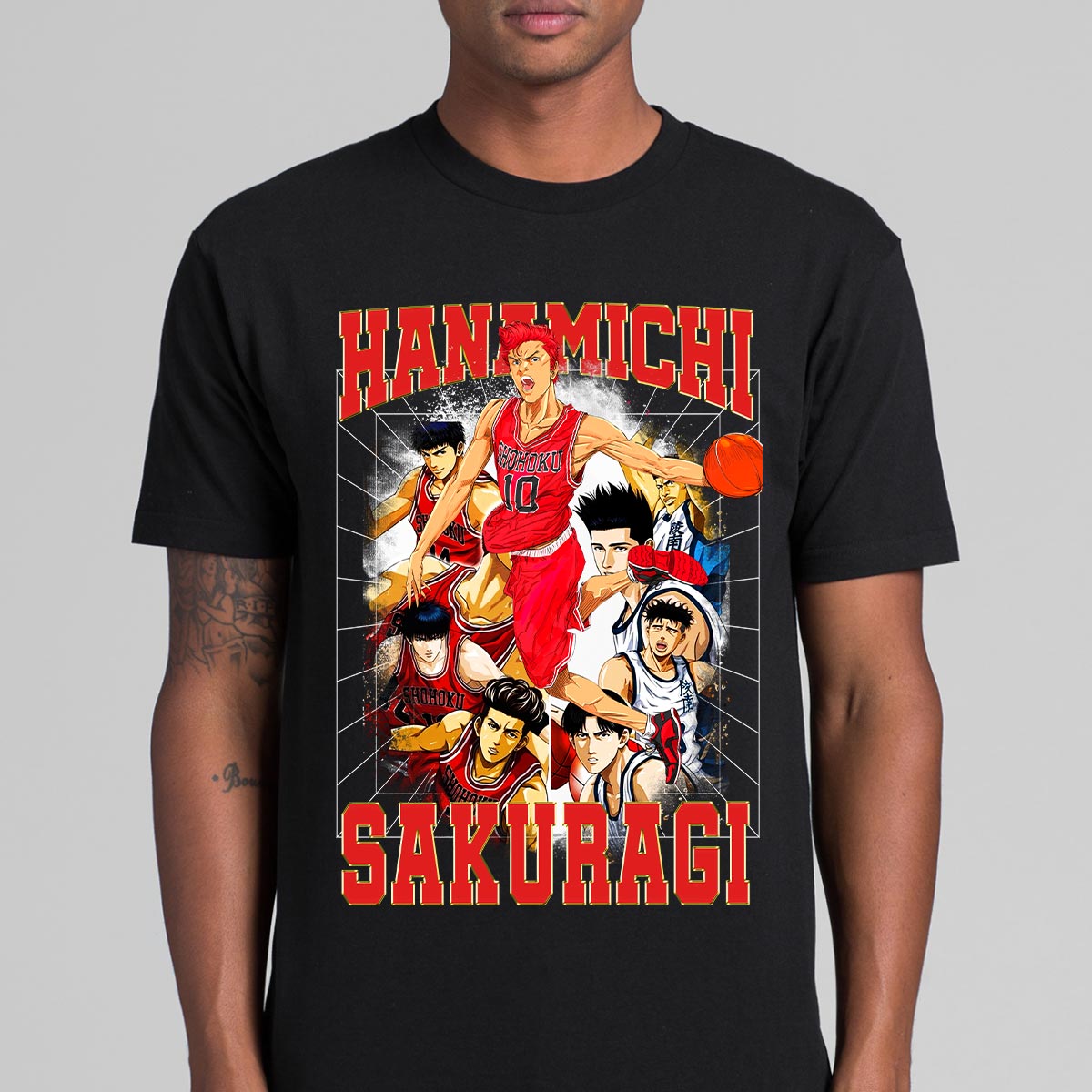 Slam Dunk Sakuragi Hanamichi T-shirt Japanese anime