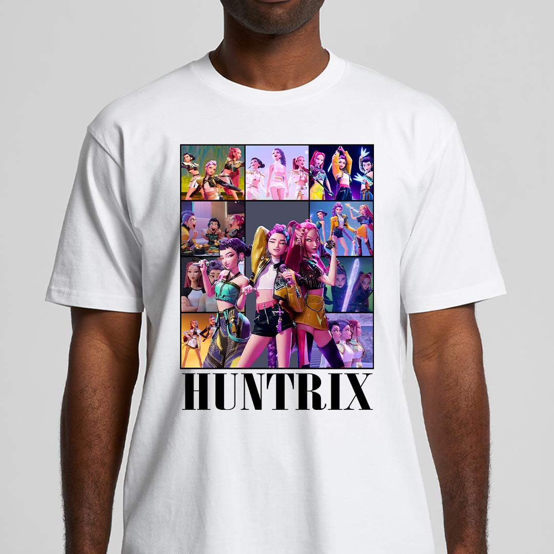K-pop Demon Hunters Huntrix V17 T-shirt Animation Movie Tee