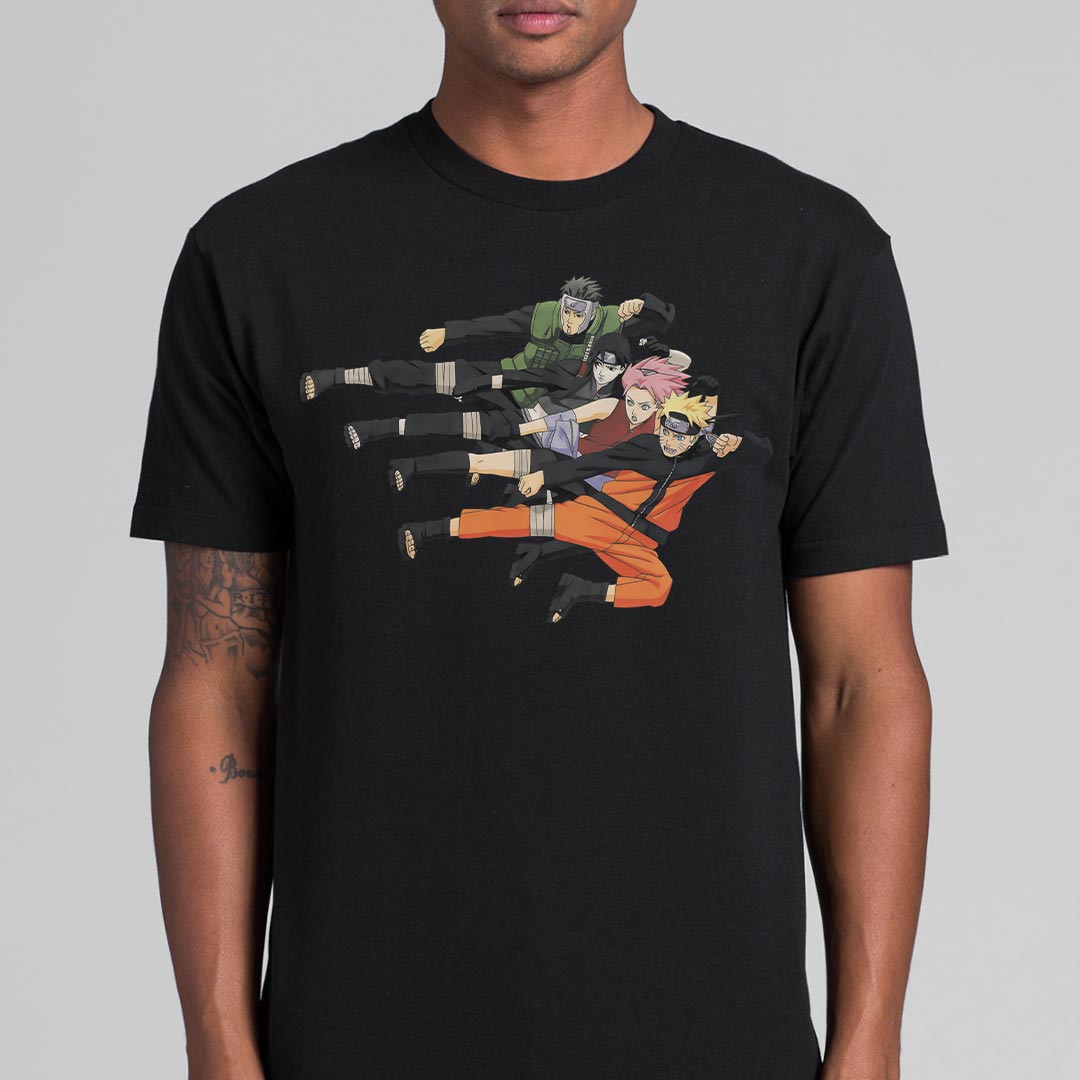 Naruto Class 7 Ver4 T-Shirt Japanese Anime Tee