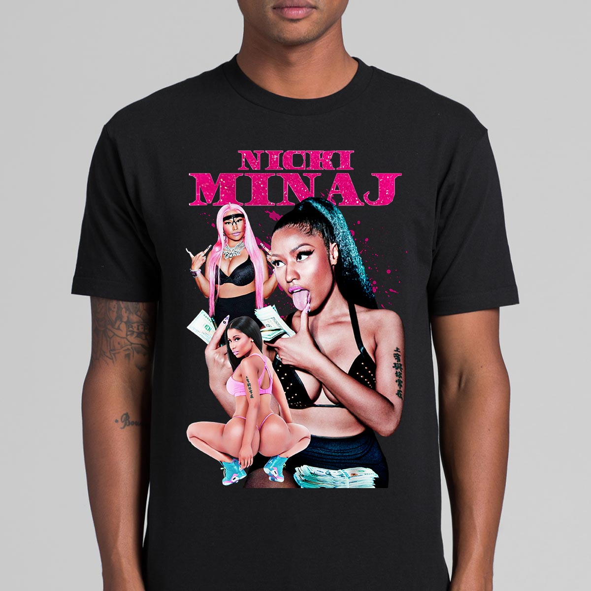 Nicki Minaj V2 T-Shirt Artist Family Fan Music Pop Culture