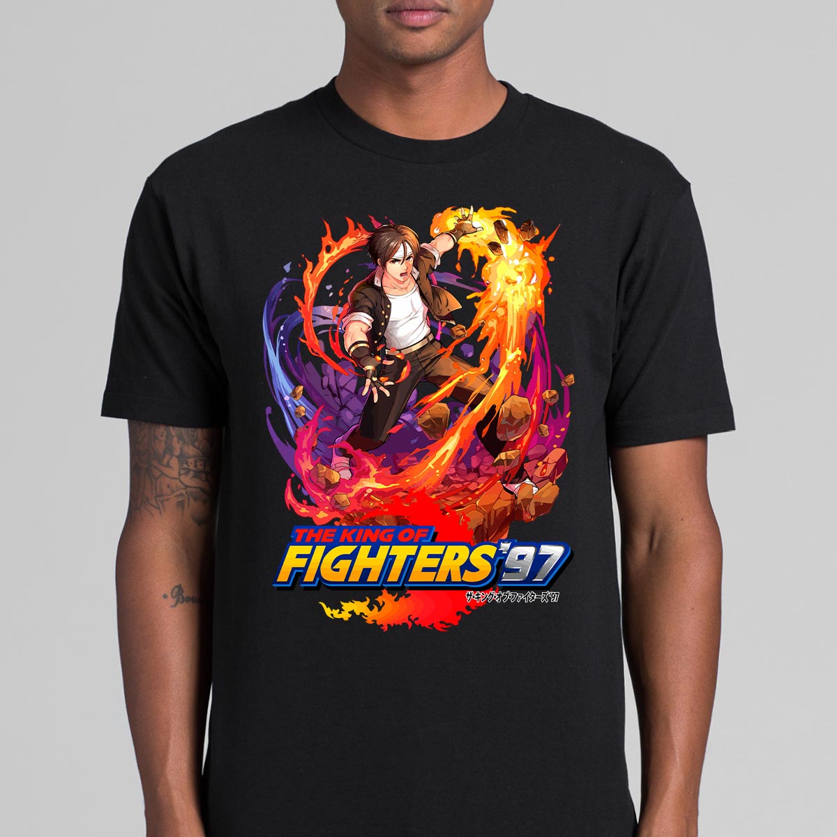 King Of Fighters 97 Kyo T-shirt Japanese anime