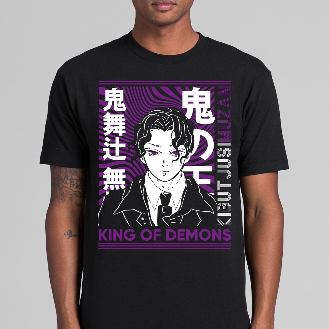 Demon Slayer King Of Demons Muzan T-Shirt Japanese Anime Tee