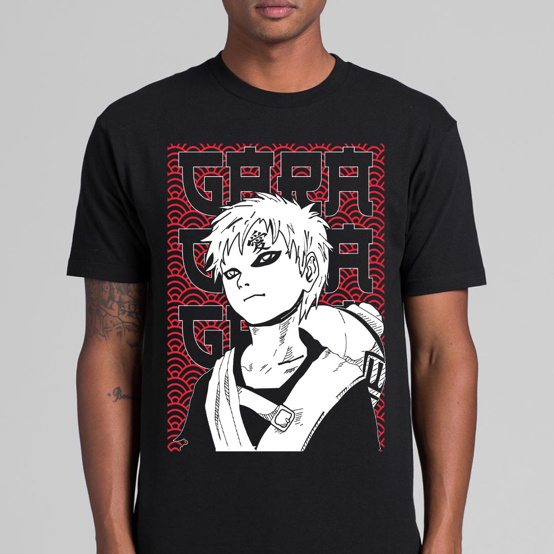 Naruto Gaara T-Shirt Japanese Anime Tee