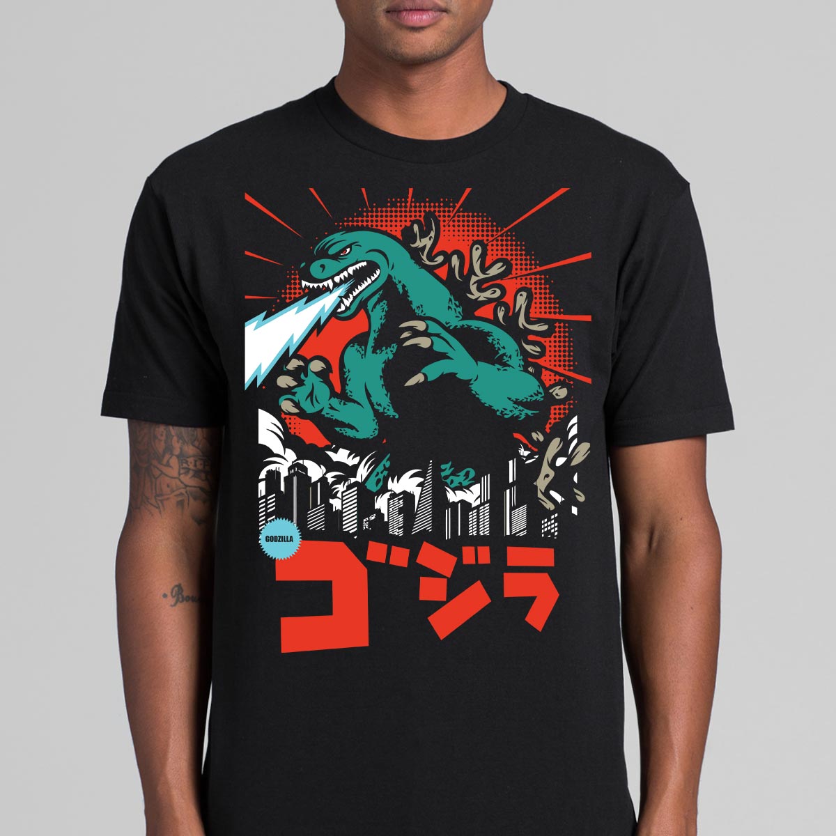 Godzilla Japan T-shirt Japanese anime