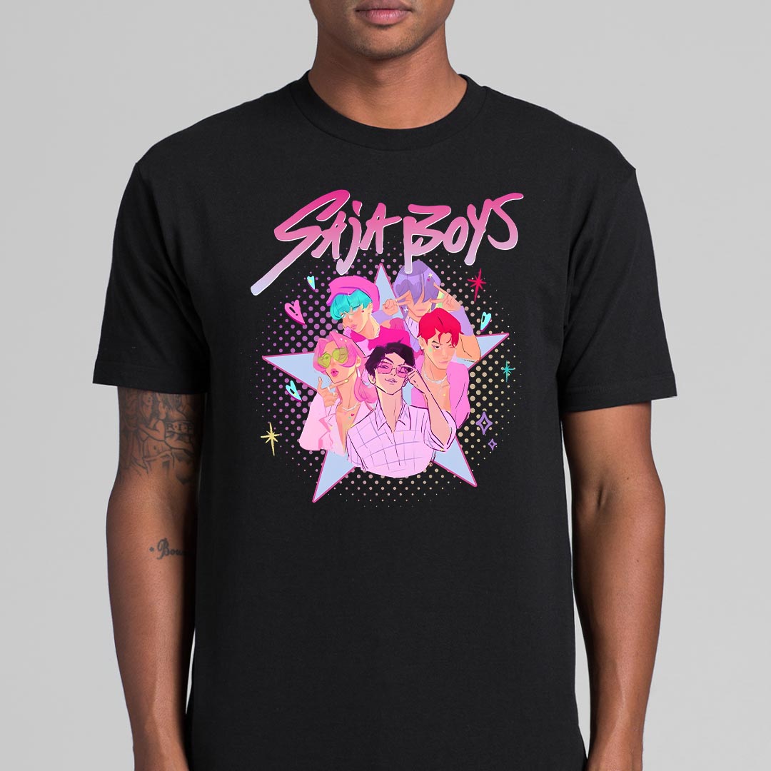 Saja Boys K-pop Demon Hunters V2 T-shirt Animation Movie Tee