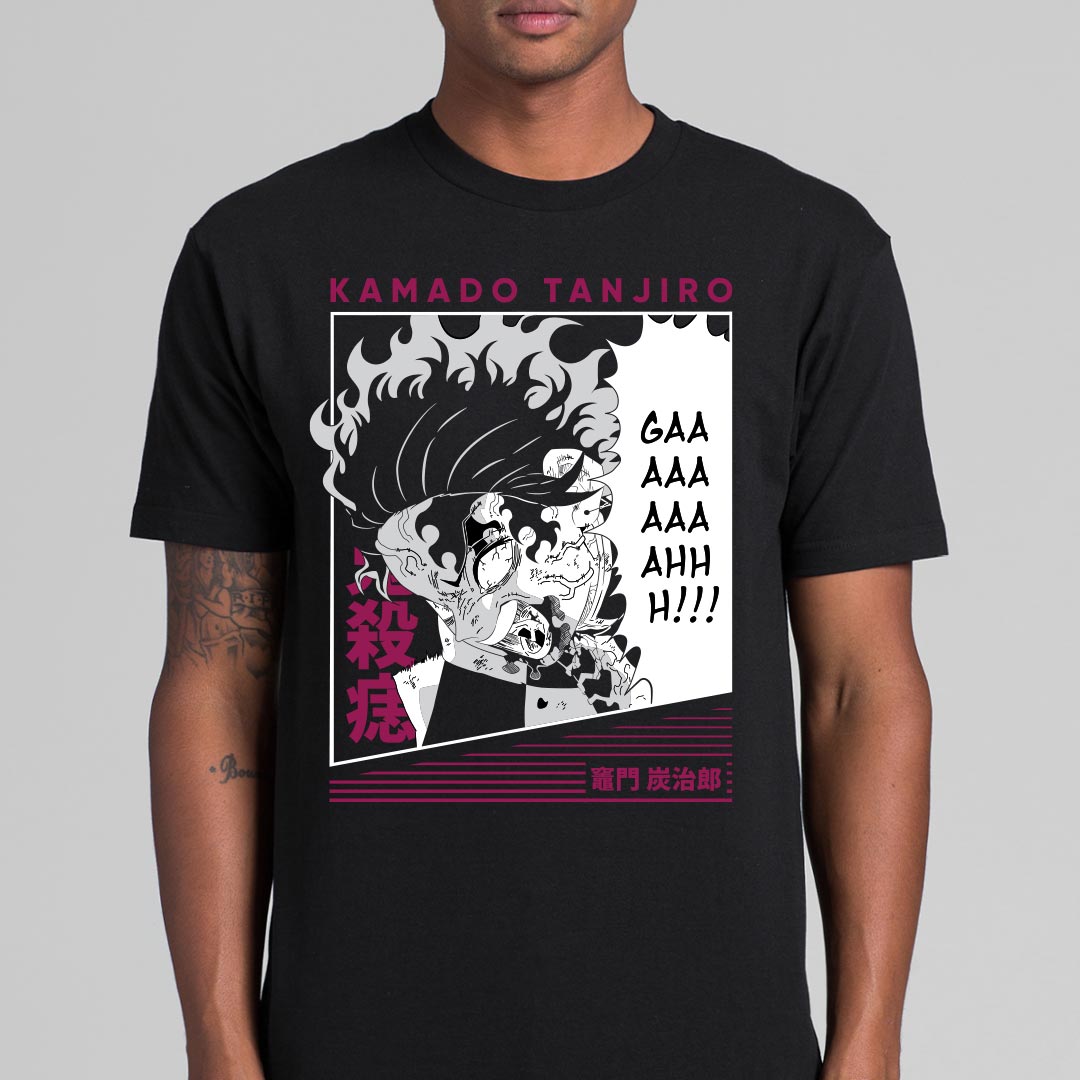 Demon Slayer Kamado Tanjiro V6 T-Shirt Japanese Anime Tee